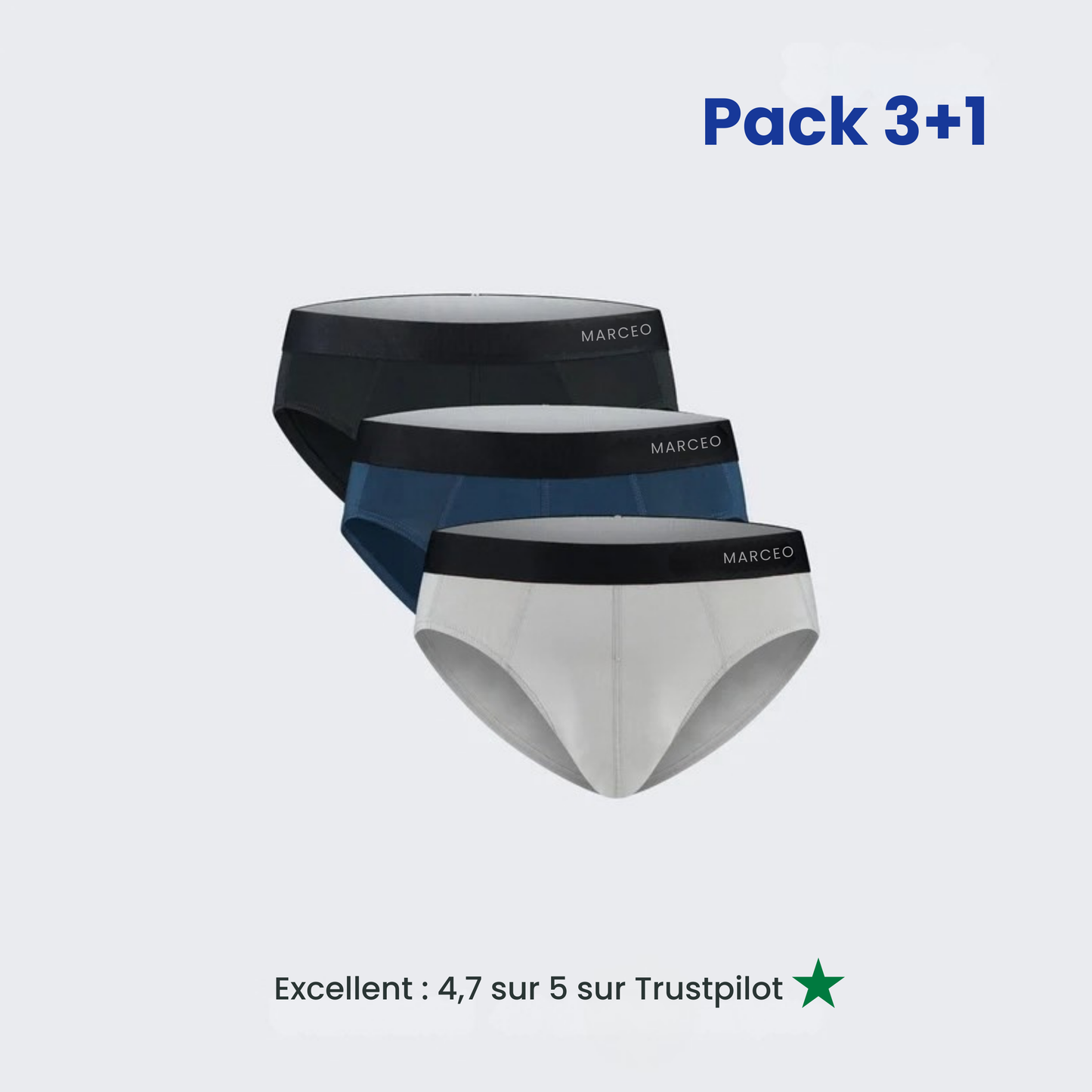 Slips pour hommes en TENCEL™ – Pack de 3