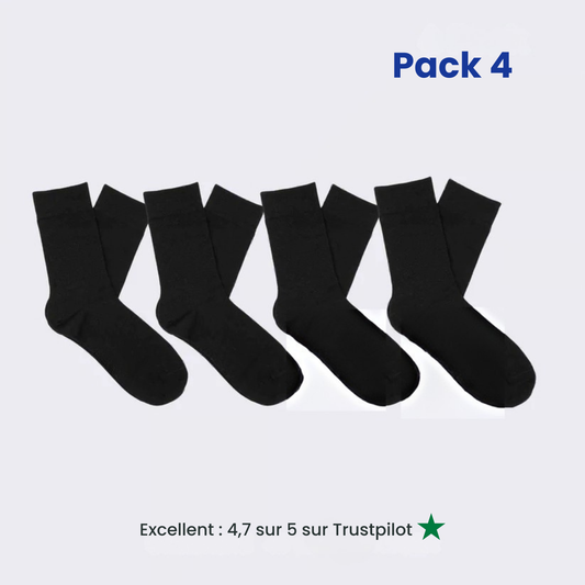 Chaussettes pour hommes en TENCEL™ – Pack de 4