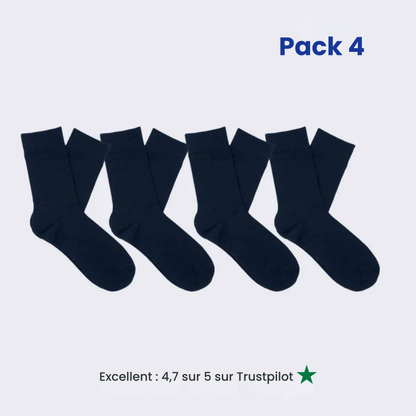 Chaussettes pour hommes en TENCEL™ – Pack de 4