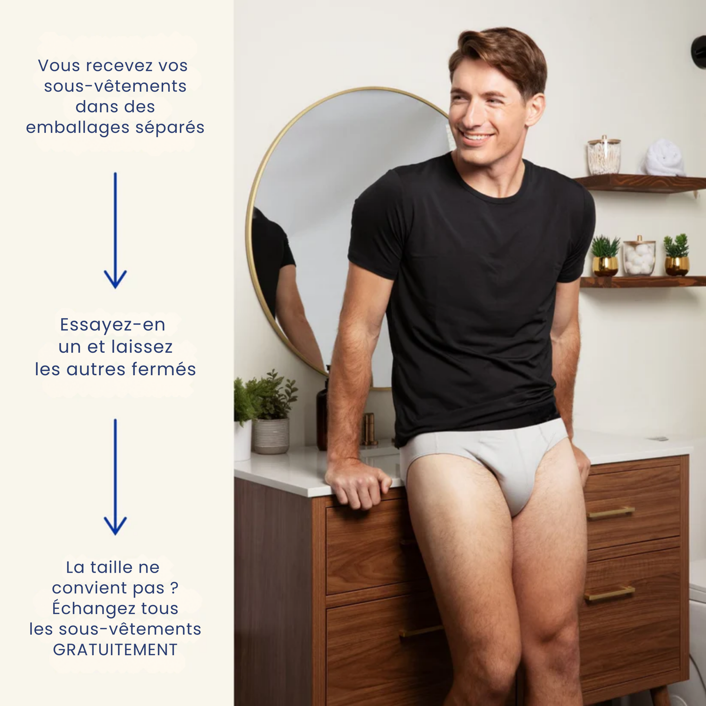 Slips pour hommes en TENCEL™ – Pack de 3